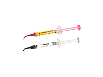 Porcelain Etch+Silane 2x1,2ml+20 kanyl