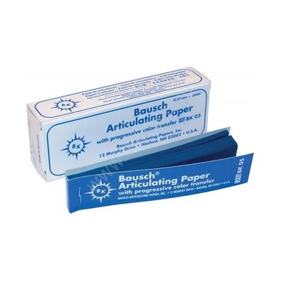 Artikulační papír modrý BK05 blok 300 ks 200µ