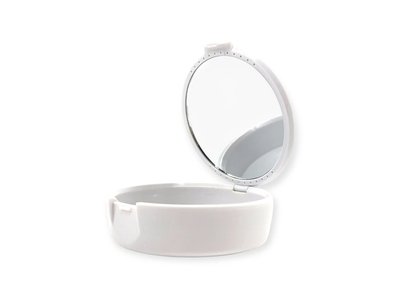 Kulatý box na rovnátka se zrcátkem