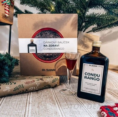 Herbadent CONDURANGO dárkové balení medicinálního vína, 250 ml