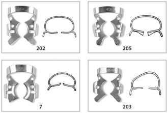 Fit Kofferdam spona č. 7 s krídelkami