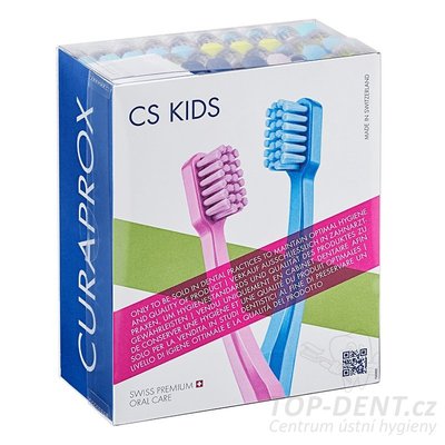Curaprox CS 5500 Kids zubní dětský kartáček (4-12let) BOX, 36ks