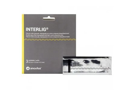 Interlig pásky ze skelných vláken 483, 3ks x 8,5 cm