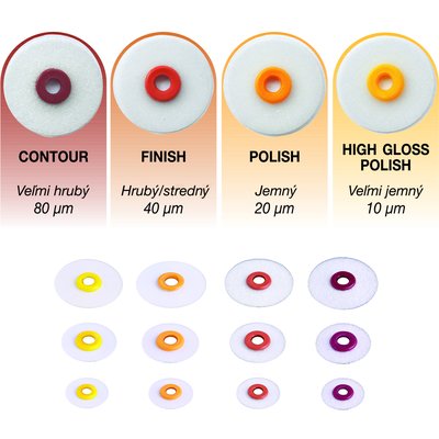 OptiDisc leštící disky - 12.6mm