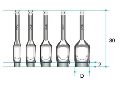 MEGAGEN BD Tissue Punch - ø3, Marking 2mm