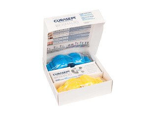 Curasept Biosmalto Mus + Nakładki Truskawka 150ml