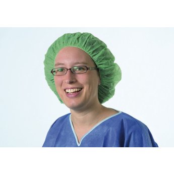 OCHRANNÁ ČEPICE KOMFORT barva bílá, balení 100 ks