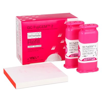 FujiCEM 2 13,3 g x 2 szt. GC - light yellow