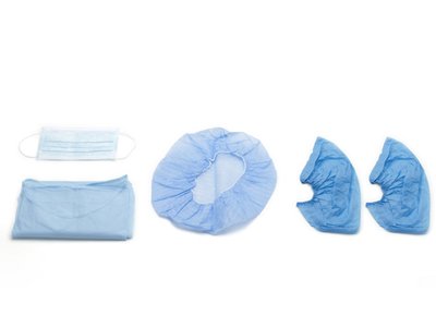 EURONDA chir.set assistant, 10 setů (1xplášť, 1xkulatá čepice, 1x Euronda rouška, 1x1xnávleky (270103)