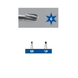 Vrtáček TC 6 břitů - Medin