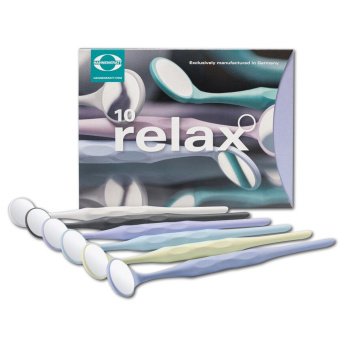 Zubní zrcátka Relax FS ULTRA průměr 22 mm, velikost 4, bílé, 10 ks