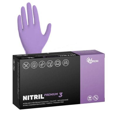 Rukavice Espeon ESPEON NITRIL PREMIUM3 fialové - L