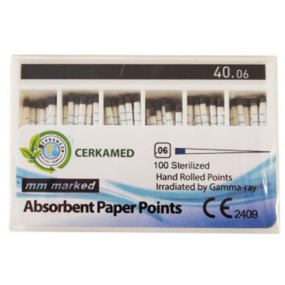 Cerkamed papírové čepy s měrkou - 40.02