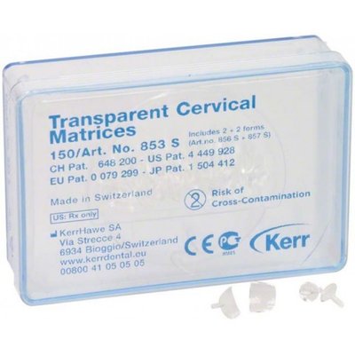 Transparentní krčkové matrice, 150 ks