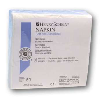 HS-dentální ubrousky z celulózy dvouvrstvé 125 ks