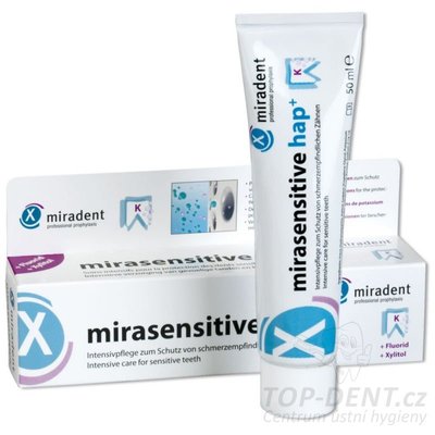 Mirasensitive hap+ zubní pasta na citlivé zuby, 50ml