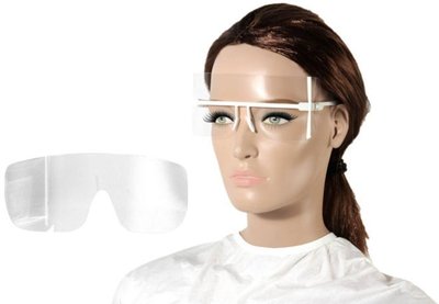 POLODENT oční štíty průhledné