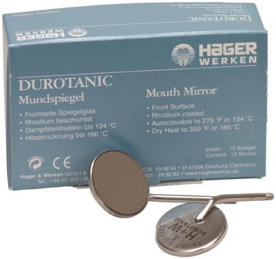 Lusterka rodowane przedniopowierzchniowe Durotanic nr 4 12szt/op Hager