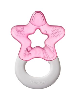 Dentistar Cooling Teether, chladicí kousátko od 3 měsíců, růžové
