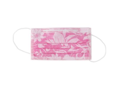 EURONDA Monoart ústenka FLORAL 3-vrstvá růžová 50ks