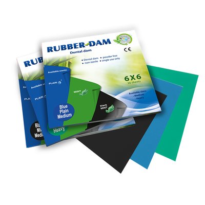 Rubber Dam - kofferdamová blana čierna MEDIUM