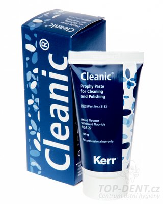 KERR Cleanic leštící pasta bez fluoridů (máta), 100g