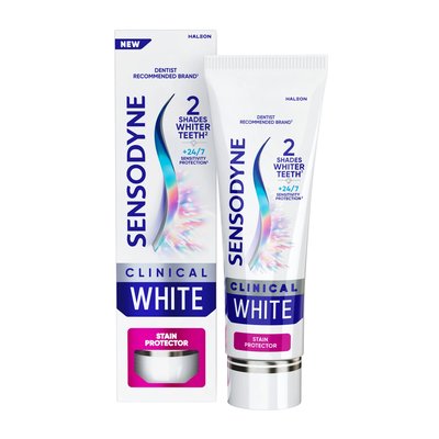 Sensodyne Clinical White Stain Protector zubní pasta 75 ml
