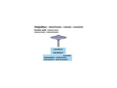 Leštící guma CERADUR BÍLÁ UM9537 100ks