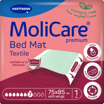 MoliCare Bed Mat textile 7 kapek 75 x 85 cm se záložkami