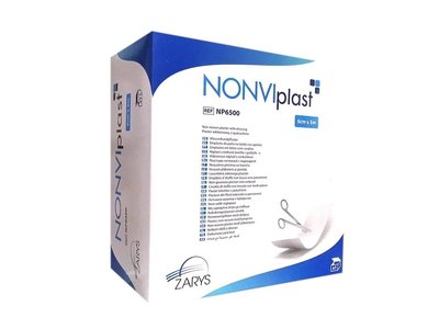 NONVIplast netkaná náplast s krytím, bílá, 6 cm X 5 m, nesterilní