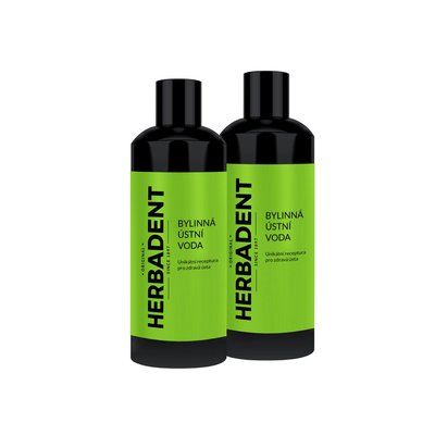 Herbadent Original bylinná ústní voda 2x400 ml