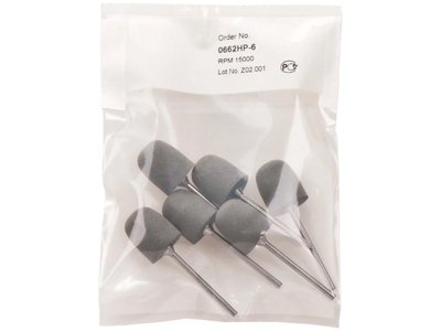 Leštící nástroje, šedý cylindr, 6ks