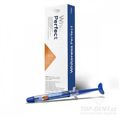 Bělící gel FGM Whiteness Perfect 16%, 3g pro efektivní bělení