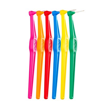 Mezizubní kartáčky TePe Angle, 6 ks - 0,6 mm - modré