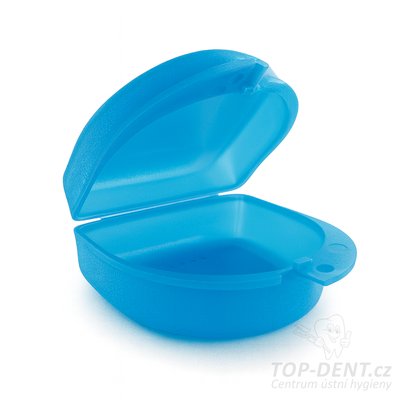 PURE krabička na rovnátka / náhrady (světle modrá), 1ks