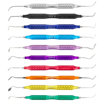 Narzędzia z rączką aluminiową do odbudowy zębów