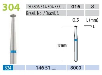 Brousek diamantovaný T 806.314.304.524.016