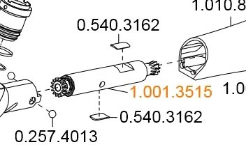 Hnací hřídelka KaVo MASTERmatic / GENTLEpower