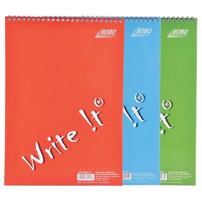 Blok kroužkový s horní spirálou A4, 40 listů - Linka