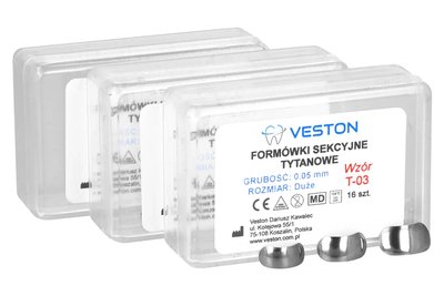 Formówki sekcyjne tytanowe Veston