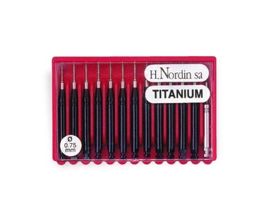 Ćwieki okołomiazgowe 0,75 Nordin Czarne 12 sztuk