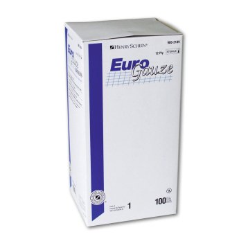 HS-Kompresní gáza Sušení sterilní 5x5 cm 12-vrstvá 100 ks