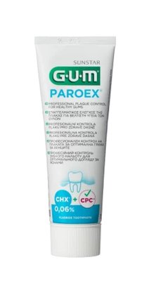 GUM PAROEX gelová zubní pasta (CHX 0,06 % + CPC 0,05 %), 75 ml