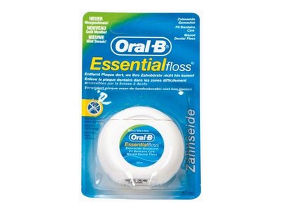 Oral B Essential Floss - voskovaná dentální nit, 50m