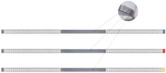 Edenta diamantové pásky perforované PCXDS2 žluté