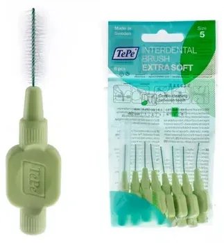 TePe X-soft mezizubní kartáčky 0,8 mm - zelené 8 ks