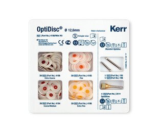 Hawe krążki 4188 Optidisc kit (120 krążków, 1x mandryl,1x szczoteczka Optishine)