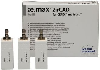IPS e.max ZirCAD Multi bloky B45 A3, 3ks