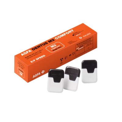 Film Agfa Dentus M2 Comfort 3 x 4 cm ISO 1 standard, 150 x 1 ks