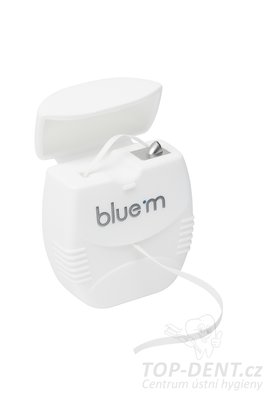 Bluem® dentální voskovaná páska (mint), 50m